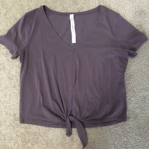 Lululemon purple t-shirt